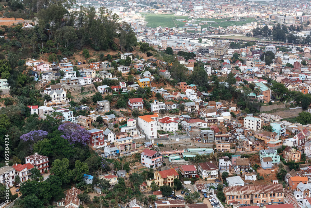 Antananarivo cityscape, capital of Madagascar