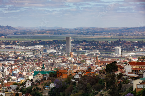 Antananarivo cityscape  capital of Madagascar