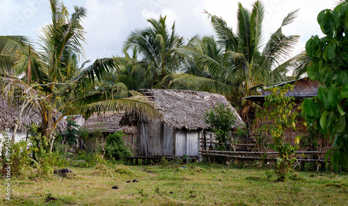 Africa malagasy huts in Maroantsetra region, Madagascar © ArtushFoto