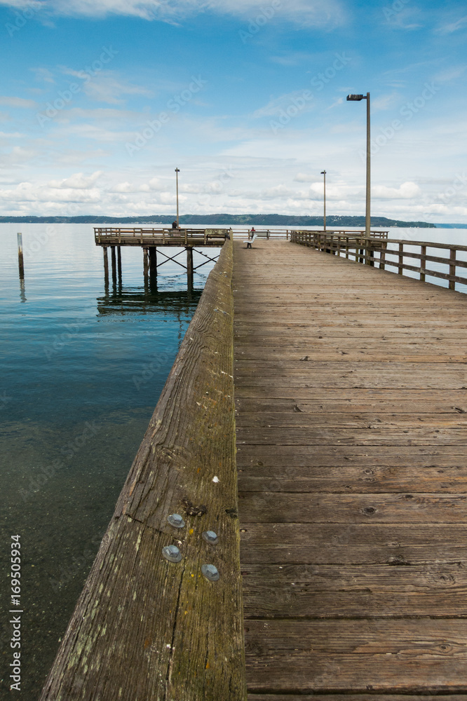 Puget Sound fishing pier