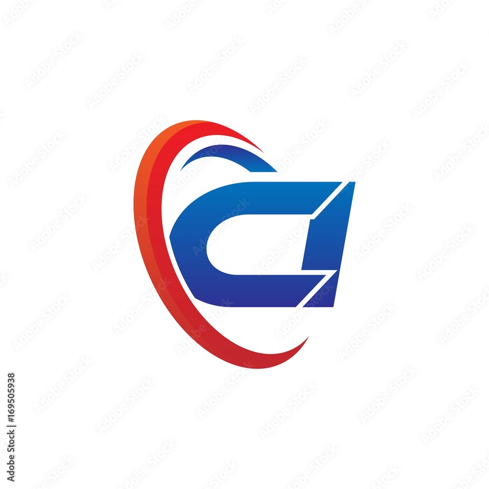 modern dynamic vector initial letters logo cb with circle swoosh red blue modern dynamic vector initial letters logo cb with circle swoosh red blue