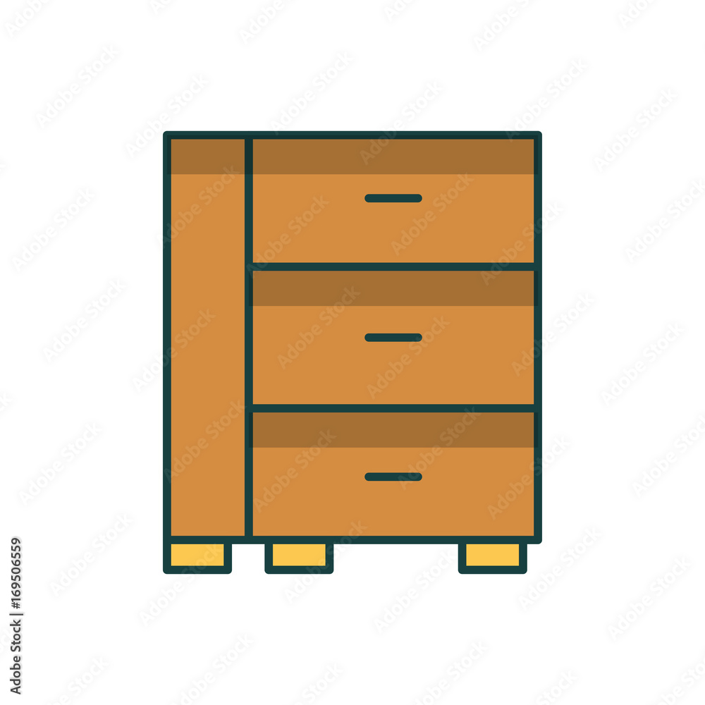 office drawer isolated icon vector illustration design office drawer isolated icon vector illustration design