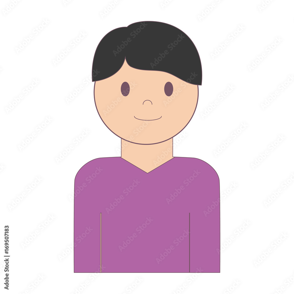 avatar man icon over white background colorful design vector illustration avatar man icon over white background colorful design vector illustration