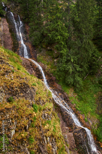 Bohodei waterfall in Romania photo