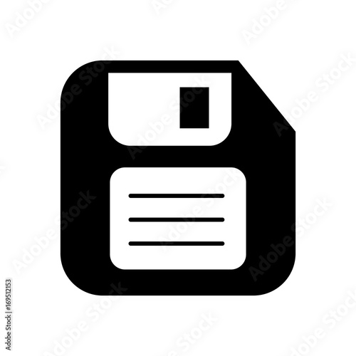 floppy disk isolated icon vector illustration design