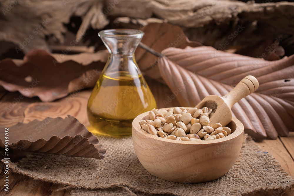 Soybeans with soybean oil Soybeans with soybean oil