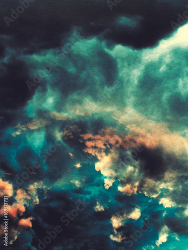 Fototapeta Naklejka Na Ścianę i Meble -  Grunge Cloudy Background