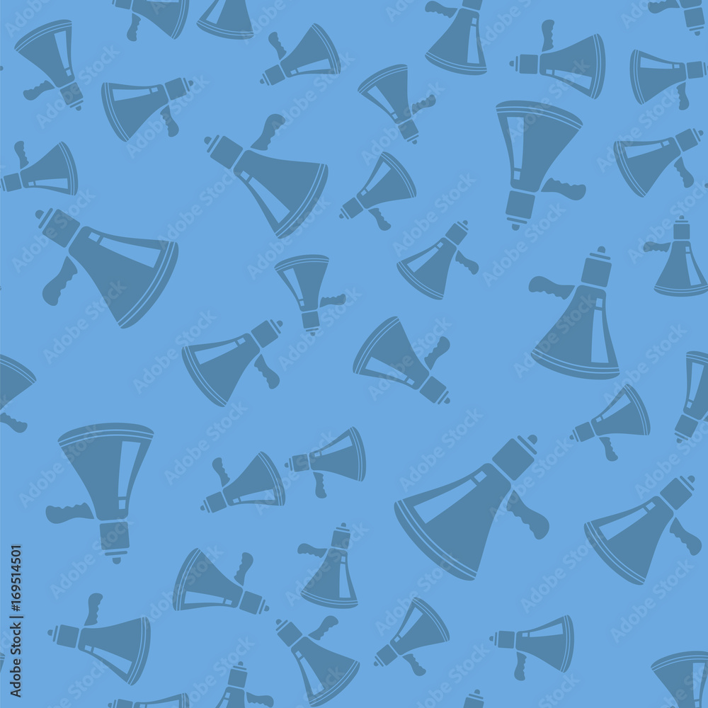 Obraz premium Megaphone Seamless Pattern