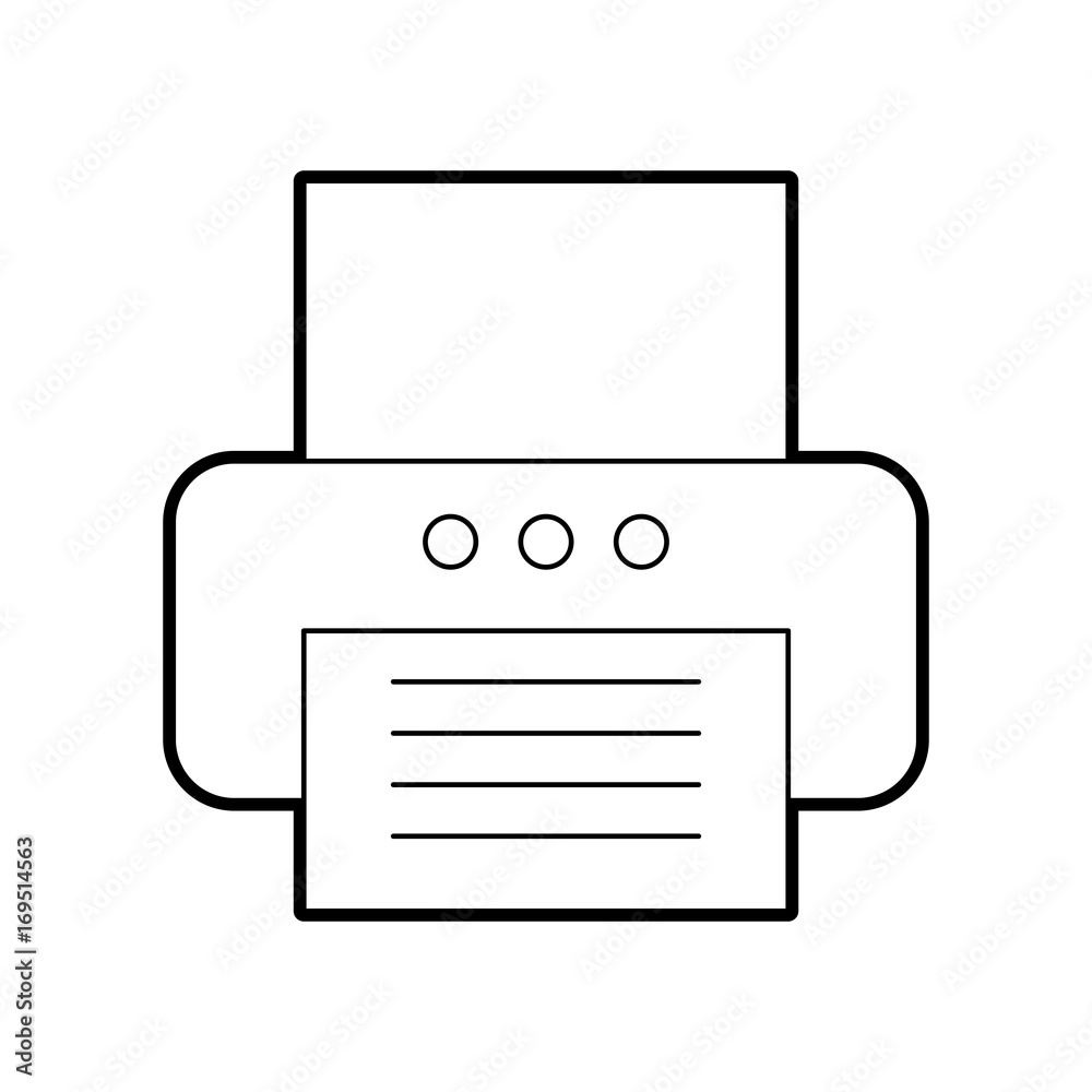 office printer isolated icon vector illustration design office printer isolated icon vector illustration design