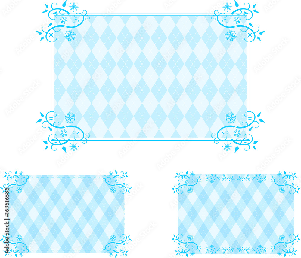 雪の結晶 フレーム セット アーガイル背景 Stock Vector Adobe Stock 雪の結晶 フレーム セット アーガイル背景 Stock Vector Adobe Stock