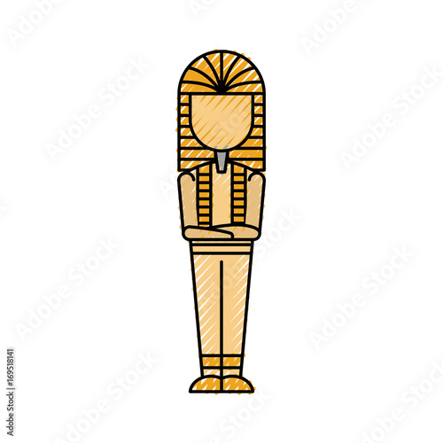 Ancient egyptian tomb icon vector illustration design