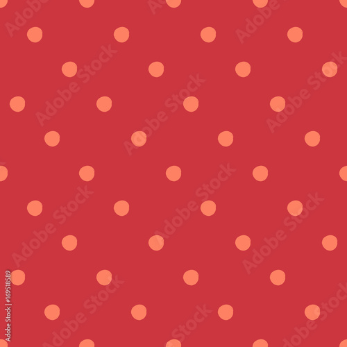 Seamless colorful pattern with circles