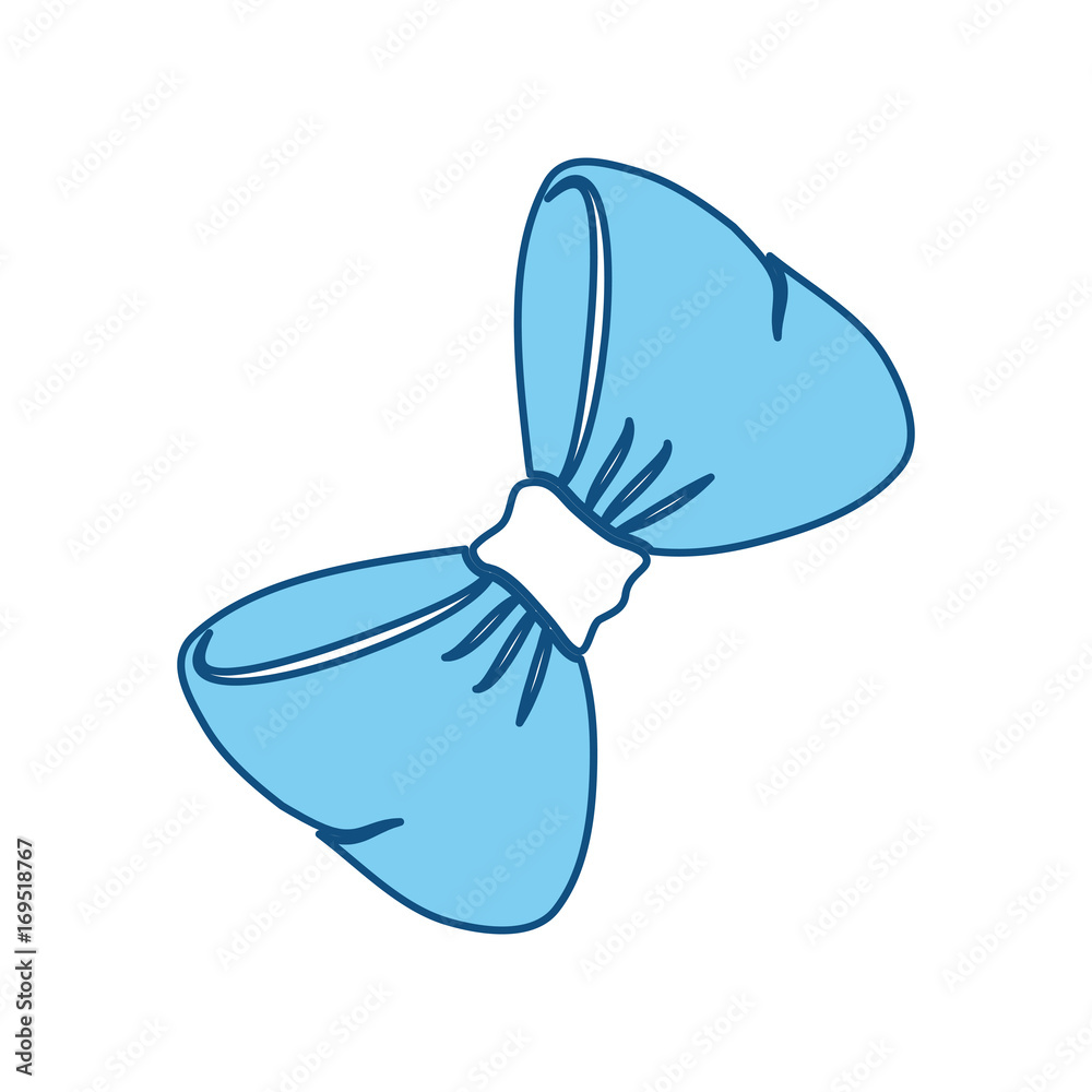 Decorative bow icon vector illustration graphic design