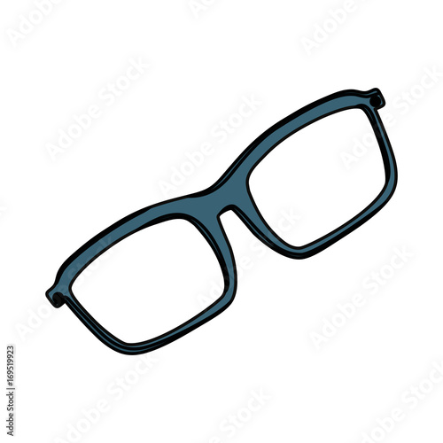 Fashion glasses isolated icon vector illustration graphic design