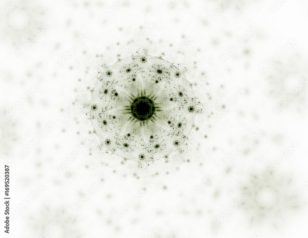 Particles of abstract fractal forms on the subject of nuclear physics science and graphic design. Geometry sacred futuristic Particles of abstract fractal forms on the subject of nuclear physics science and graphic design. Geometry sacred futuristic