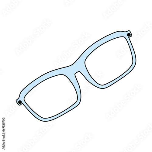 Fashion glasses isolated icon vector illustration graphic design