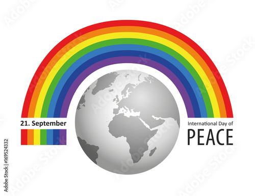 international day of peace regenbogen