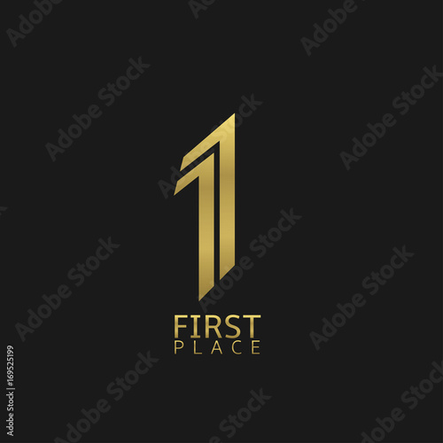 First place sign