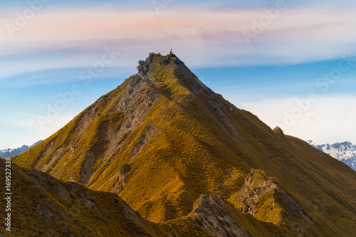 Edge of the mountain. New Zealand.