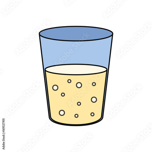 Glass with juice icon vector illustration graphic design