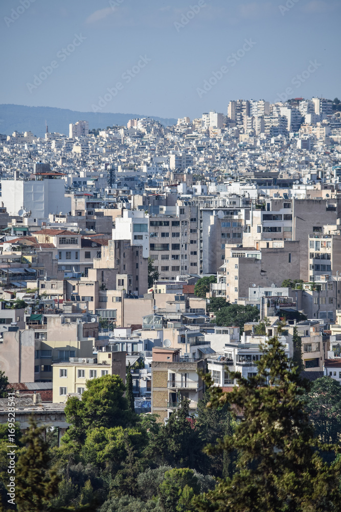 Naklejka premium Urban view