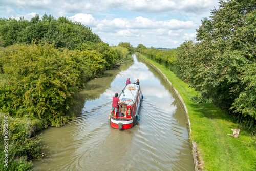 Lazy days on the Grand Union canal in late summer Fototapete
