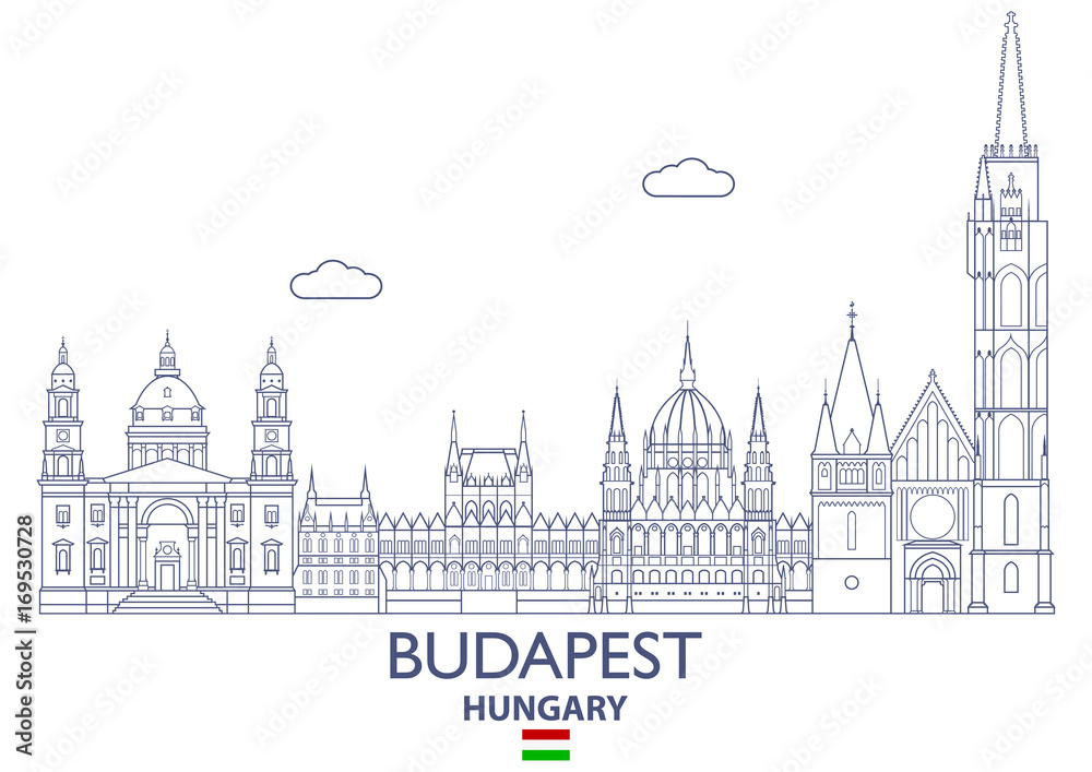 Budapest City Skyline, Hungary