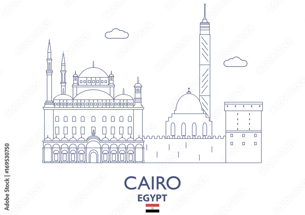 Cairo City Skyline, Egypt