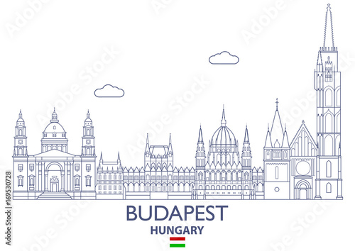 Budapest City Skyline, Hungary