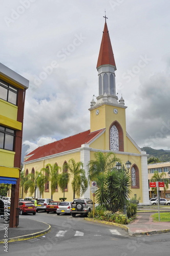 Notre Dame Cathedral in Papeete, Tahiti, French Polynesia
