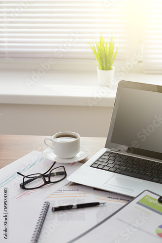 business office with different office