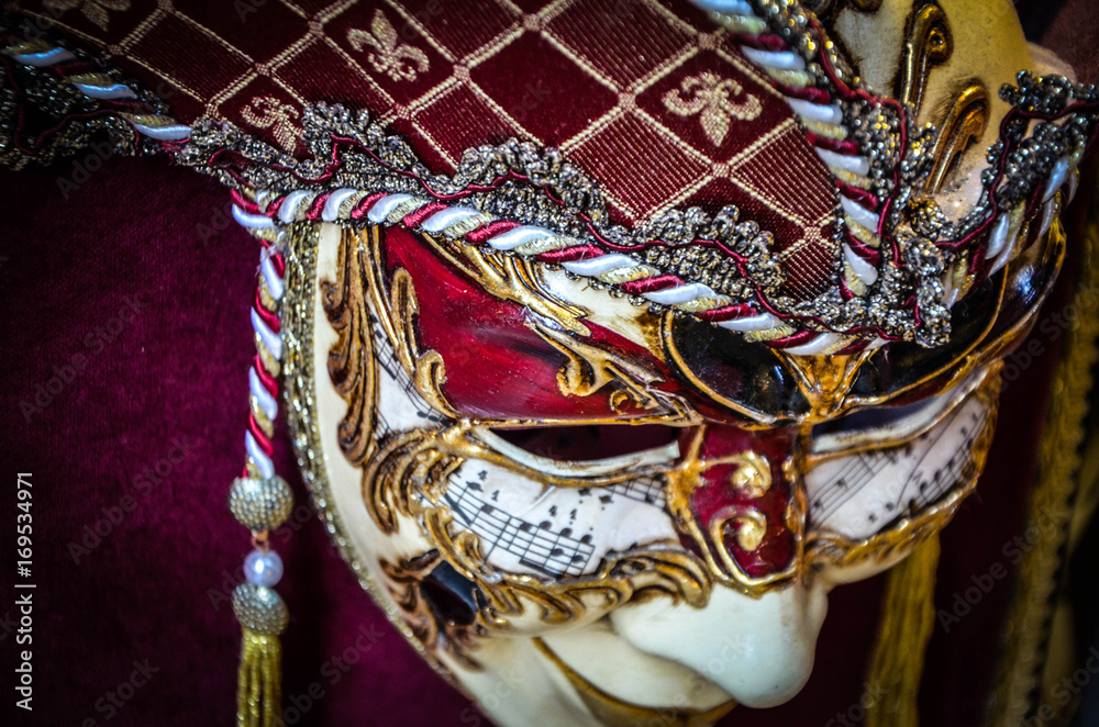 Fototapeta premium venetian masks close up