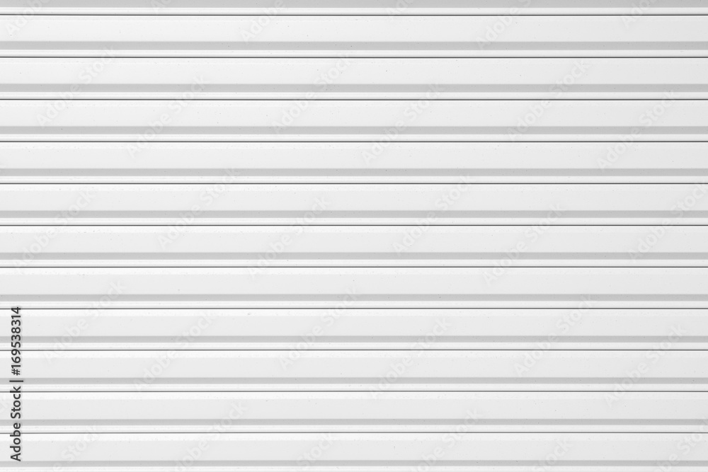 White corrugated metal texture surface or galvanize steel background White corrugated metal texture surface or galvanize steel background