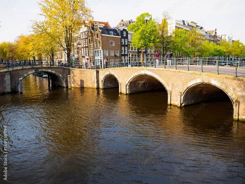 Bridge over Reguliersgracht Keizersgracht, Amsterdam