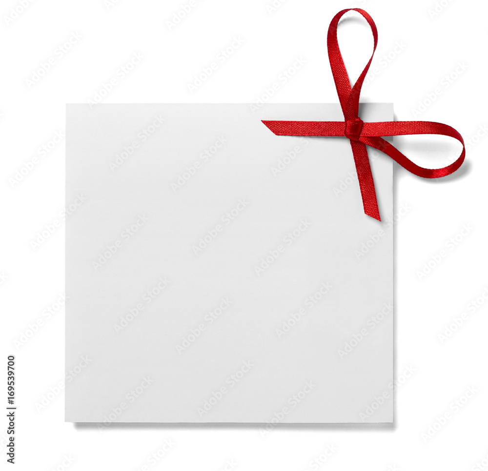ribbon bow card note chirstmas celebration greeting ribbon bow card note chirstmas celebration greeting