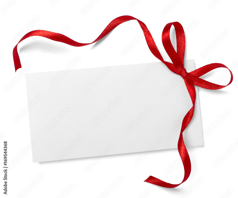 ribbon bow card note chirstmas celebration greeting ribbon bow card note chirstmas celebration greeting