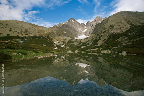 Fototapeta Naklejka Na Ścianę i Meble -  Lomnica Peak   High Tatras mountains of Slovakia