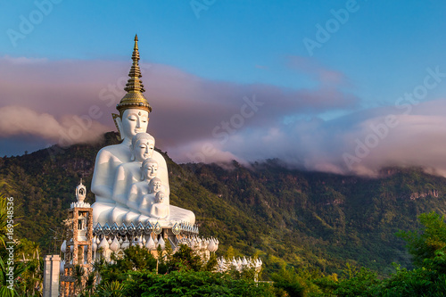 Five Buddha at Wat Pha Sorn Kaew in Khaokho,Petchabun, Thailand