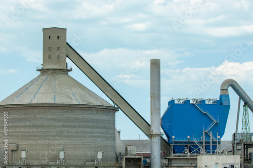 06,11,2014 Kazakhstan, Balkhash Lake. cement factory. Zhambyl cement photo