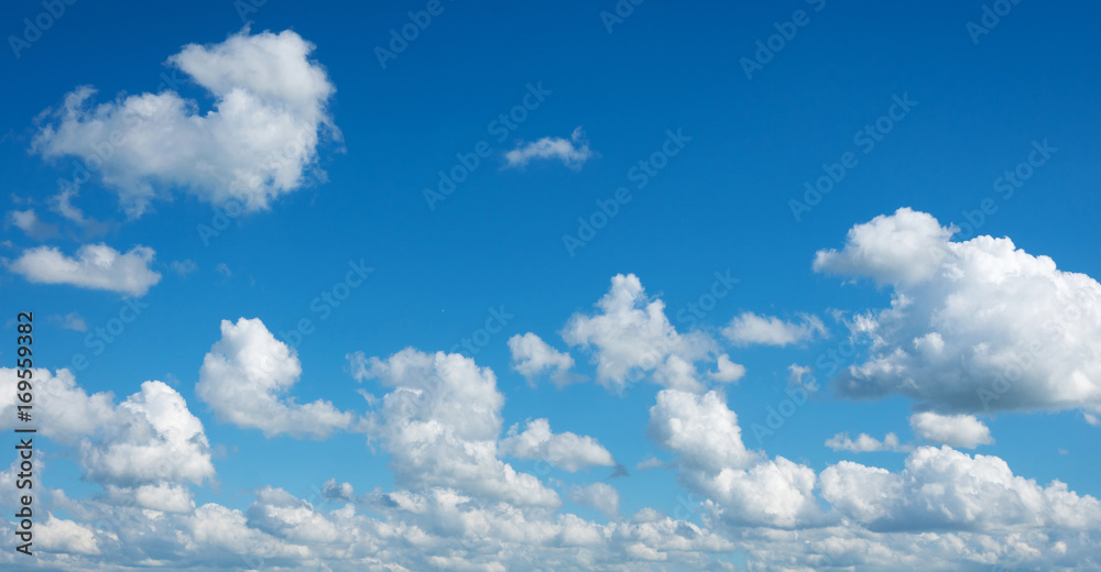 Fototapeta premium clouds over the field