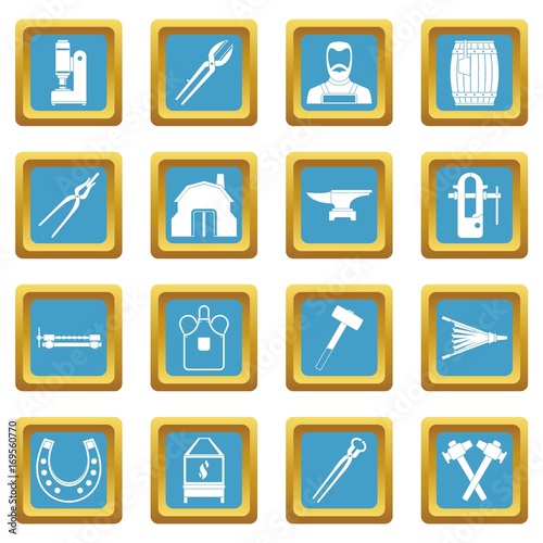 Blacksmith icons azure photo