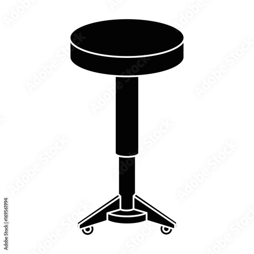 seat icon over white background vector illustration