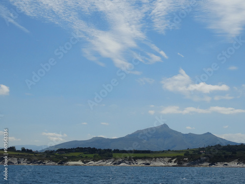 Larrun Mountain South France Pyrenees from Sea View © fanishot