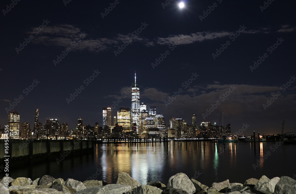 Obraz premium New Yorks Night Lights