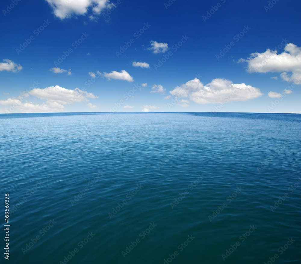 Obraz premium Blue sea water surface