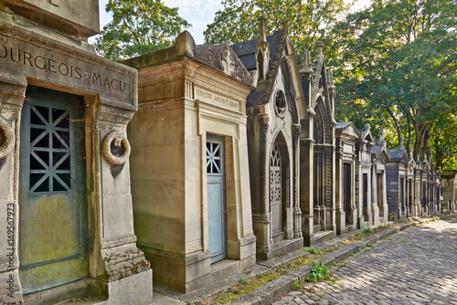 Pere Lachaise cemetery, Paris, France photo