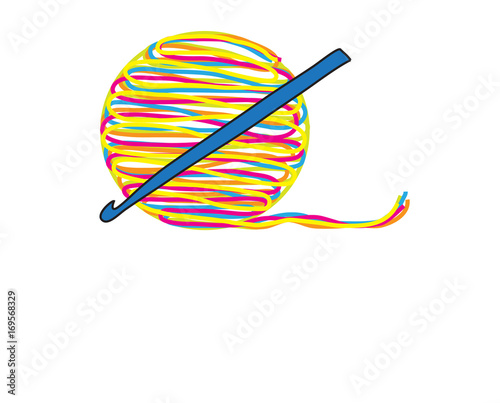 Abstract Logo of Crochet