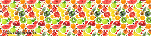Fototapeta Naklejka Na Ścianę i Meble -  Fruits background
