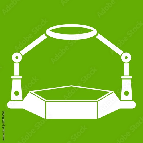 Table magnify icon green