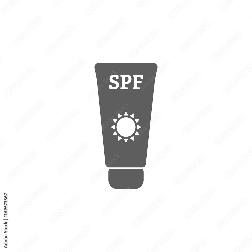 Sun Care. Sun Protection. Sunscreen tube flat icon white color with long shadow. Flat design style. Vector illustration. EPS10. Sun Care. Sun Protection. Sunscreen tube flat icon white color with long shadow. Flat design style. Vector illustration. EPS10.